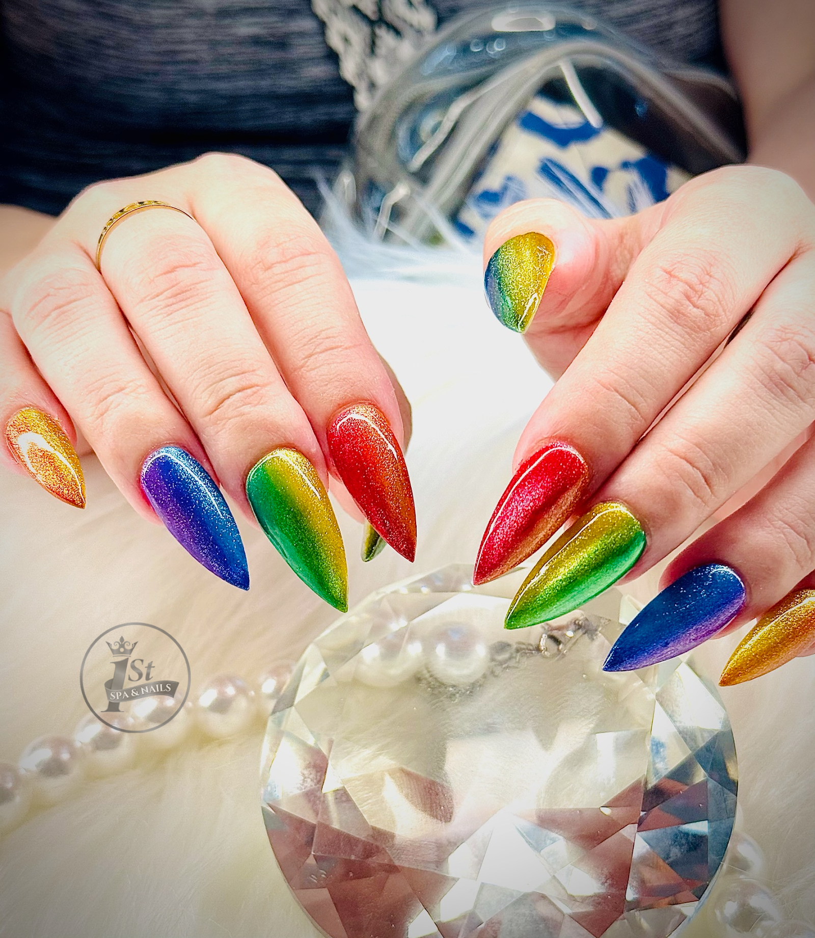 1st Spa & Nails logo